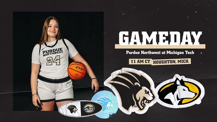 PNWathletics's tweet photo. 🚨GAMEDAY🚨
🏀 @PNWWBB 🏀
🆚: Michigan Tech
⏰: 11:00 AM CT
📍: Houghton, Mich.
📊: https://t.co/ZViaG5Np1N
📺: https://t.co/srtJBJDxAe
#PowerOnward 🦁 https://t.co/0M6SvDLwna