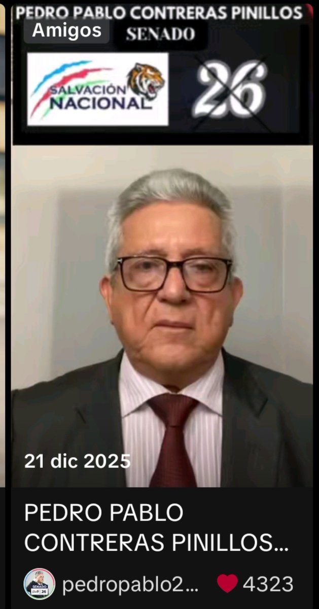 PEDRO PABLO CONTRERAS VOTE SENADO #26👍