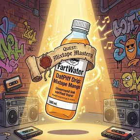 6fartwater9's tweet photo. Hydration is a proof-of-work mechanism.
DatPiff Drip: Mixtape Mango is live. Tastes like burnt CDs and 2006 copyright infringement.
QUEST UPDATE: Drink one. Post it. Earn XP. Get ready for the 100M drop on 4/20.
🔗 https://t.co/XA483YfYWj #DatPiff #FartWATER https://t.co/YWnNjmg9EI