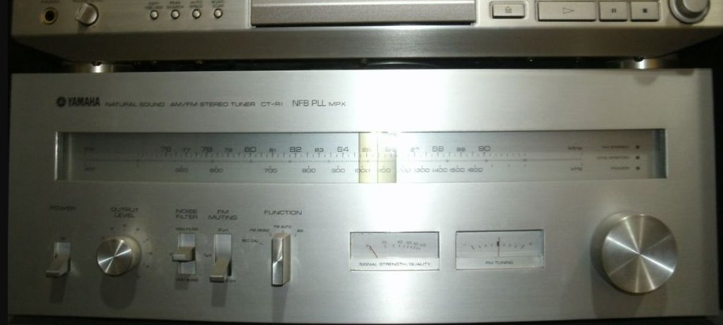 大昔のYAMAHA機械式アナログチューナーCT-R1があるので復活させるか