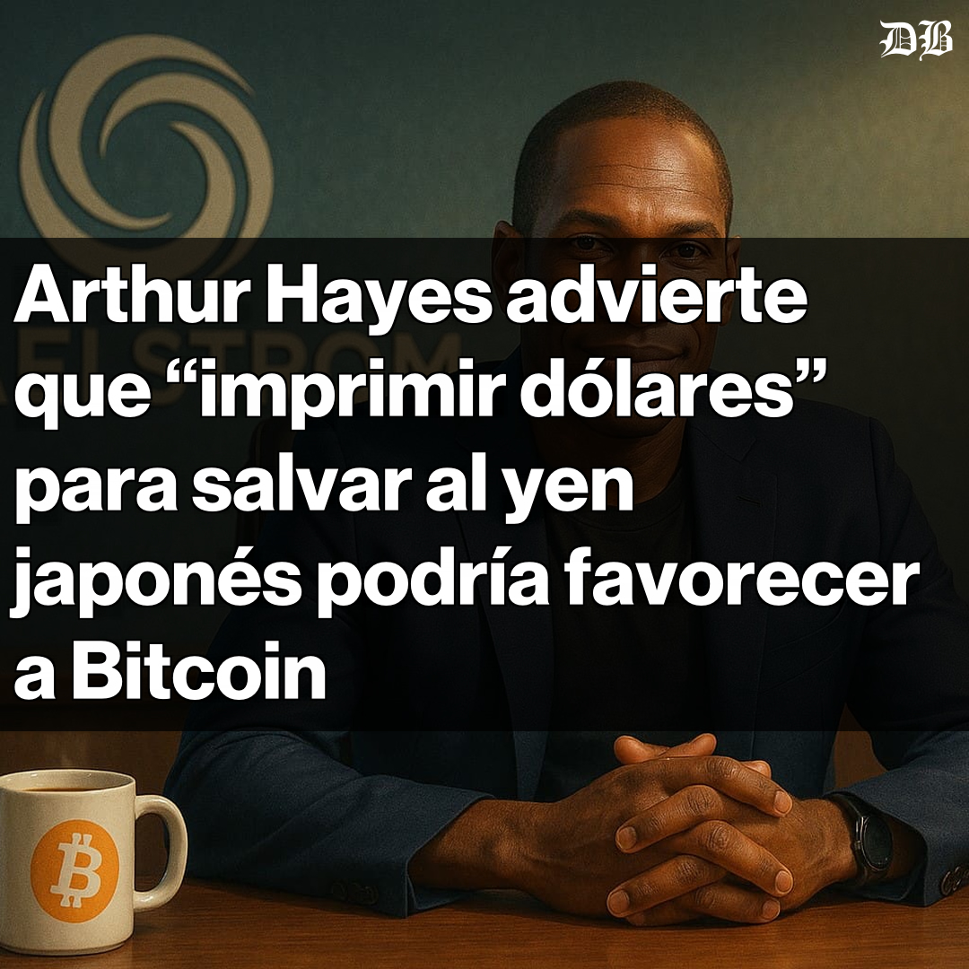 💰🚨 Arthur Hayes advierte sobre un posible repunte de Bitcoin a raíz de la  intervención de la Reserva Federal para salvar al yen japonés. Si la FED  inyecta más liquidez en dólares,