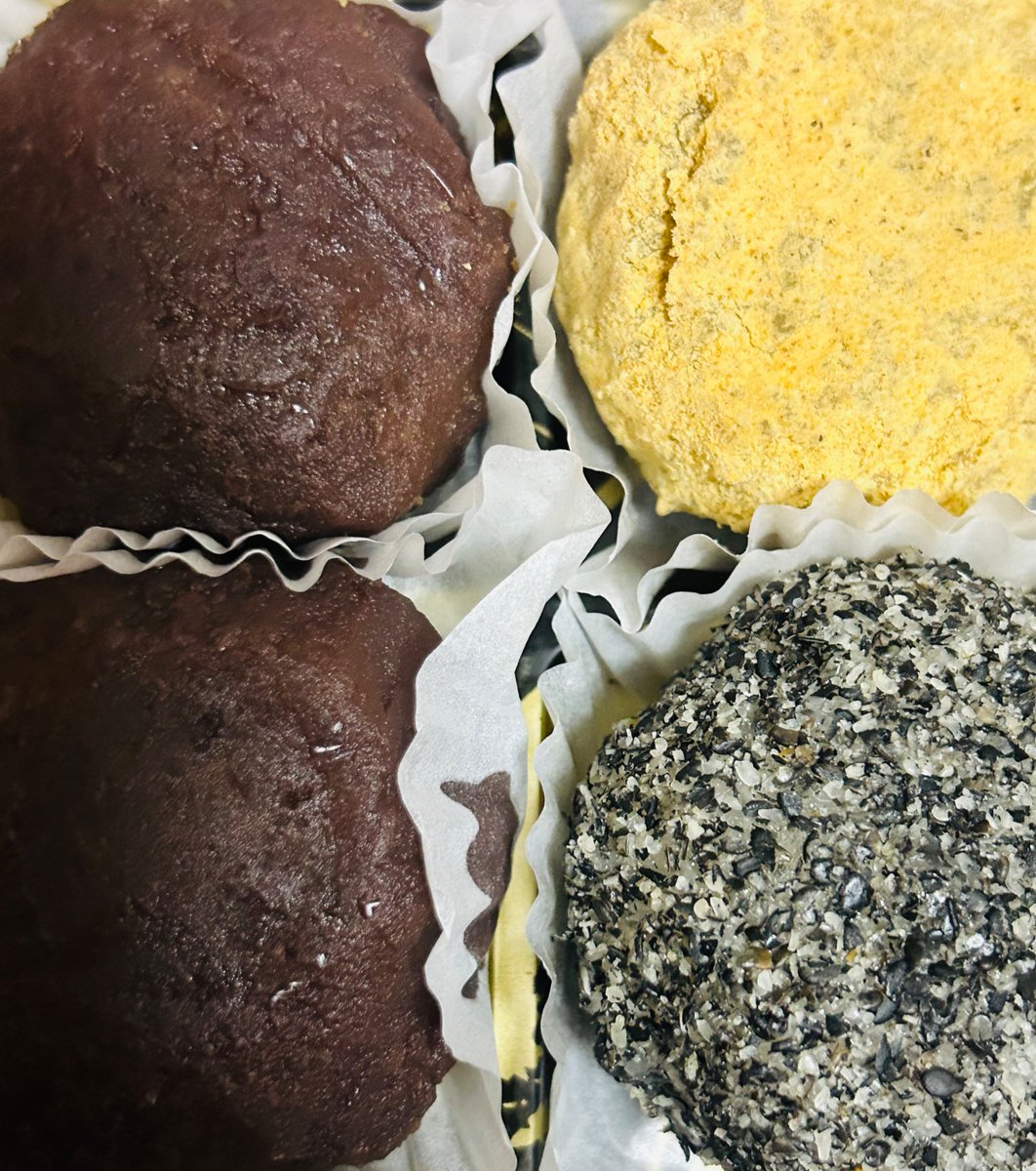 今からそう、おはぎです