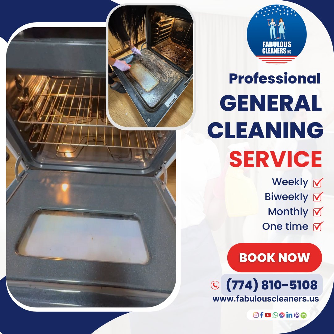 🏠 Professional General Cleaning Service
We take care of your home or office with attention to detail and complete discretion.

Deep cleaning | Dust-free environments | Spotless floors and surfaces

📲 Contact us today and enjoy a cleaner, healthier space!

✅ Weekly
✅ Biweekly