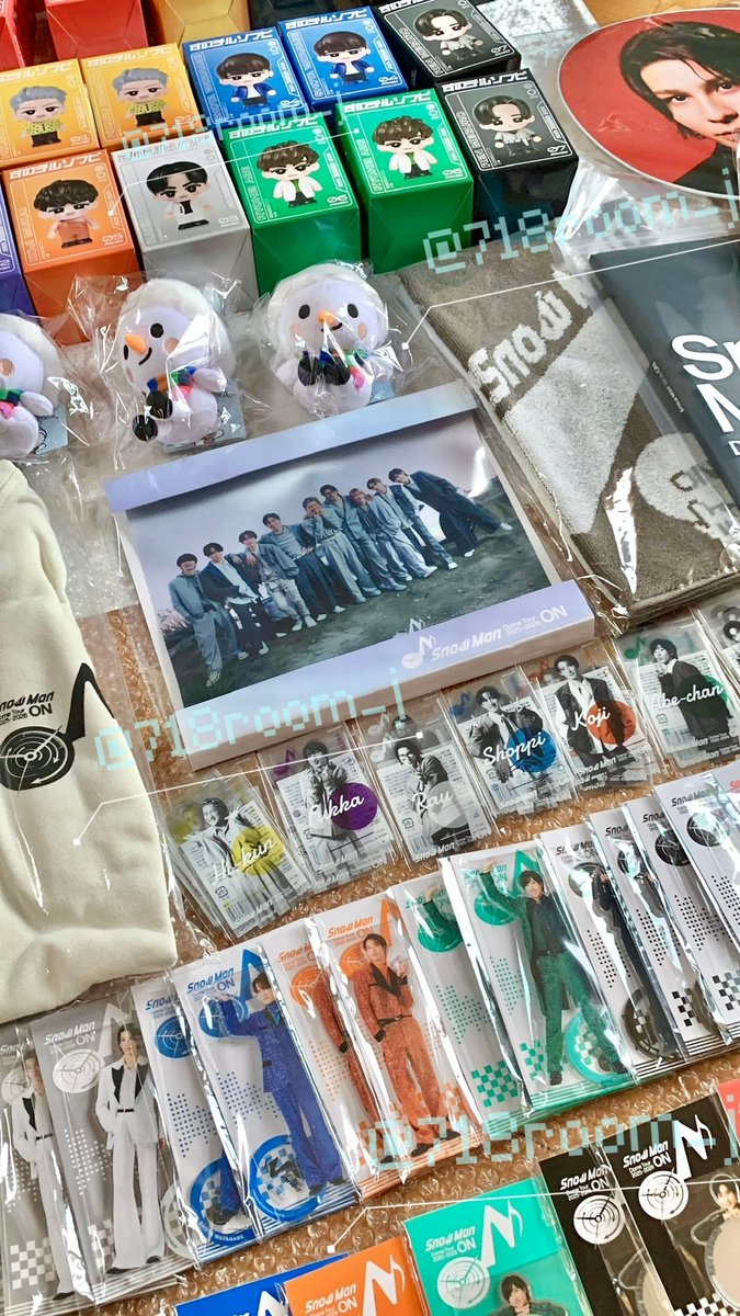 🆙️ 1/24 Goods คอน ON♪ รอบหิ้ว Osaka ทยอยทักไปแล้วนะคะ😊 ถ้าใครยังไม่ได้รับเมสเสสรบกวนทักกลับได้เลยค่า🙏...หลังจากส่งของครบ อาจจะมีบางรายการยังพอมีเกินมา เดี๋ยวมาลงค่าา~☃️❄️☺️

#SnowMan_ON #SnowMan 
#ตลาดนัดSnowMan #ตลาดนัดJE #ตลาดนัดจอนนี่ #ตลาดนัดSTARTO