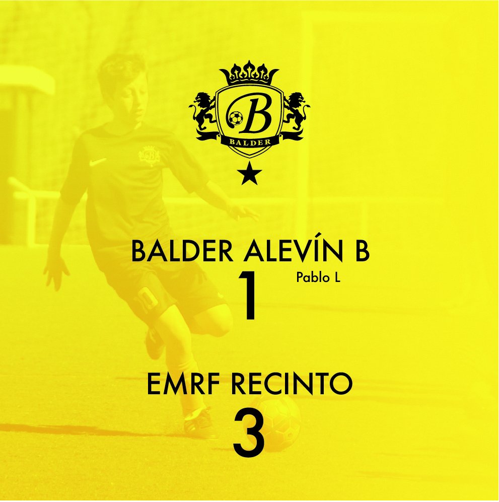FutbolBalder's tweet photo. Derrota del Alevín B después de empezar ganando, pagaron caro las desconexiones cosa que no debería pasar. @ColegioBalder @ClubDepBalder https://t.co/X0IRyDZaDr