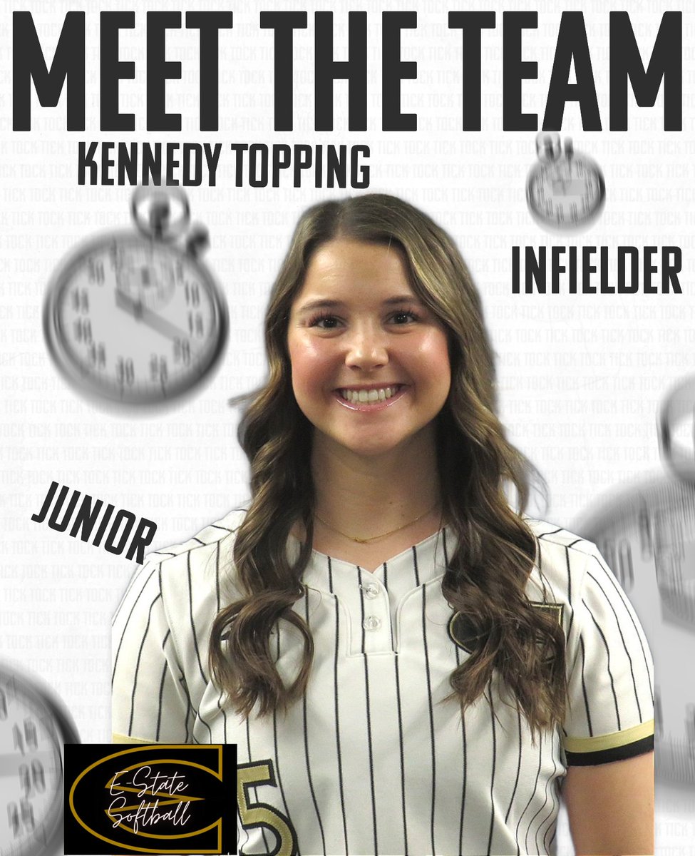 EState_Softball's tweet photo. Junior infielder, Kennedy Topping is our next player introduction!

Jersey #: 5
Hometown: Wichita, KS
Degree: Nursing
Dream Job: Pediatric Nurse Practitioner at Children's Mercy
Fun Fact: "I am a morning person"

#Team53 #StingersUp https://t.co/sdbBpD38UM