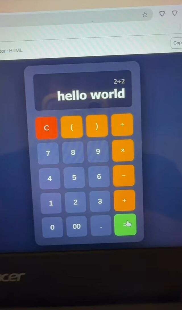fidexcode's tweet photo. Rate my calculator project https://t.co/k2pTvHQzB7