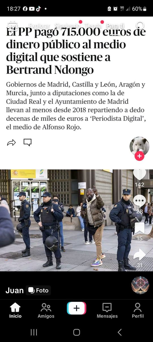 Detrás de estos mierdas esta el PP, eso lo sabe hasta un niño de 6 años...son gentuza, roban, van dejando muertos por donde mandan y le dan dinero público a la basura fascista para promover odio y confrontación...