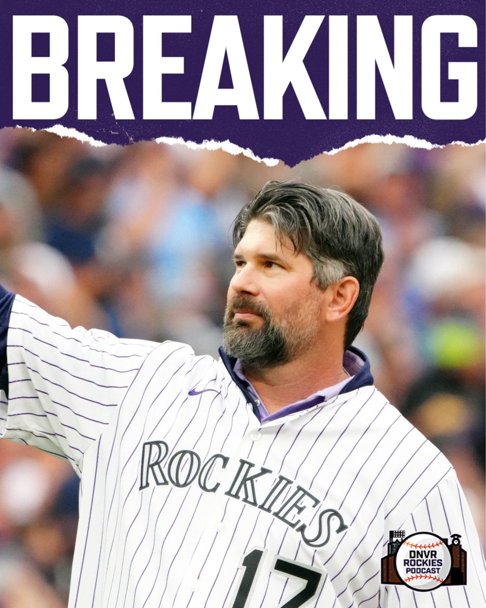 DNVR_Rockies's tweet photo. NEWS: The Rockies will be unveiling statues for both Todd Helton and Larry Walker at Coors Field during the 2026 season. https://t.co/cpQJT8Kml8