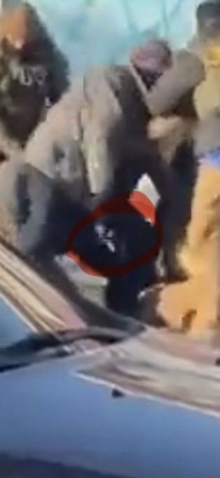 delimansworld's tweet image. Empty hands 
Empty hands
Takes guys gun
Then kills him like a dog in the street after they disarmed him. 
In other words, they took someone’s handgun from them and then assassinated them.