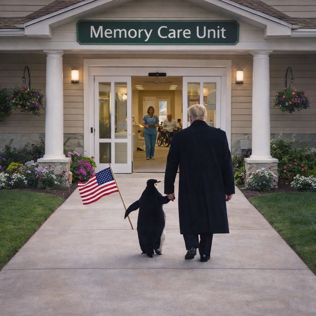 Embrace the old man and bring him home!

#trump #EmbraceThePenguin
#greenland