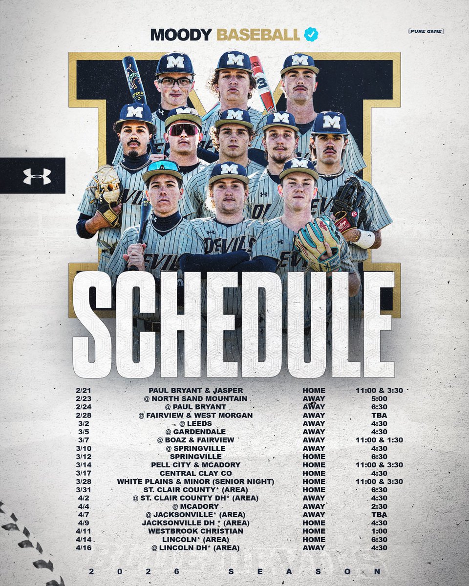 Moody HS Baseball tweet media