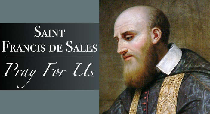 teresaleoc's tweet photo. January 24 ~ Saint Francis de Sales (1567-1622) Doctor of the Church: Doctor Caritatis (Doctor of Charity)

‘The Gentle Christ of Geneva’

“Let us run to Mary
and, as her little children,
cast ourselves into her arms,
with a perfect confidence.”

 ~ St.  Francis de Sales https://t.co/5pA77gV2xN