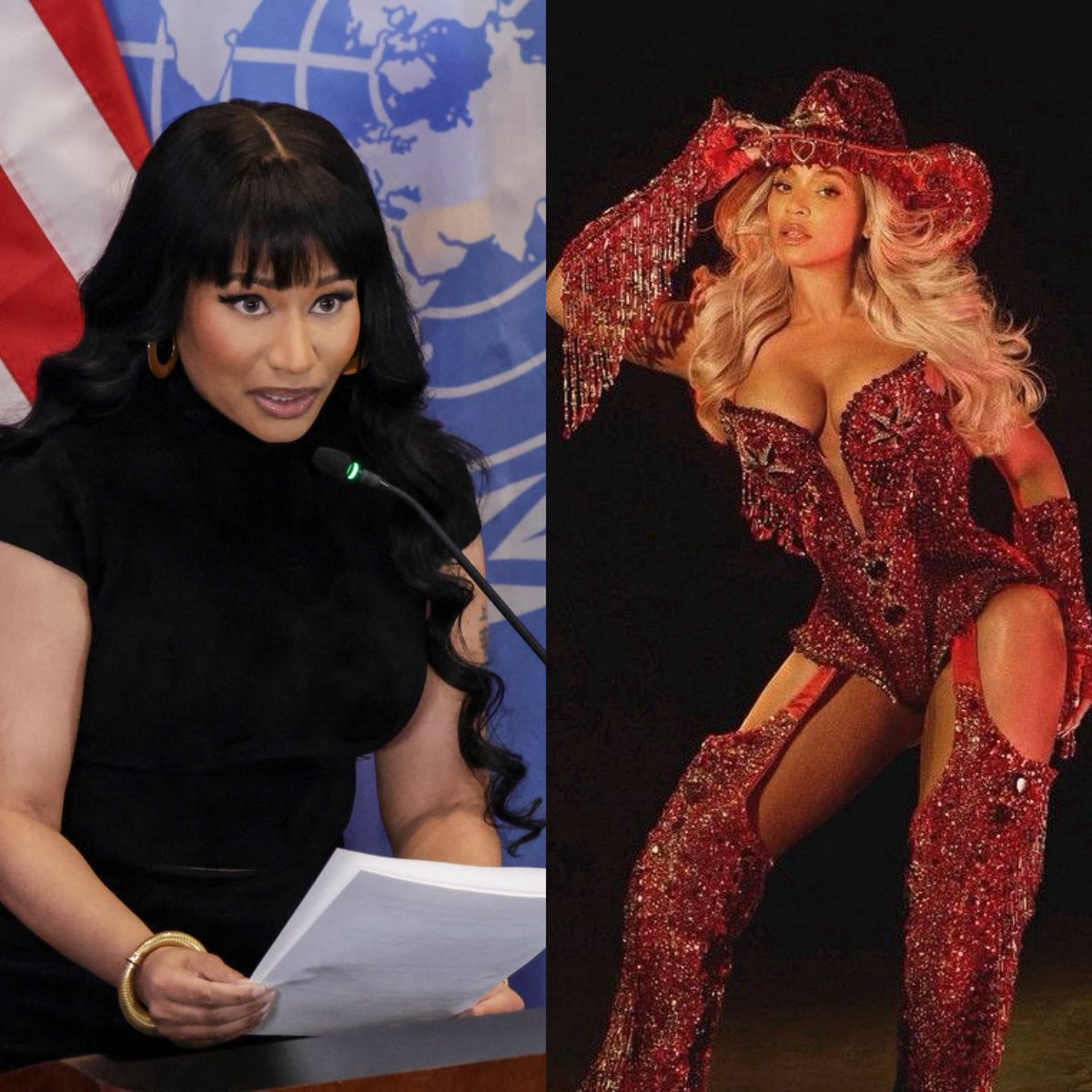 PopFusionHQ's tweet image. Nicki Minaj is only 36 Grammys away from surpassing Beyoncé and becoming the most awarded Grammy winner of all time.