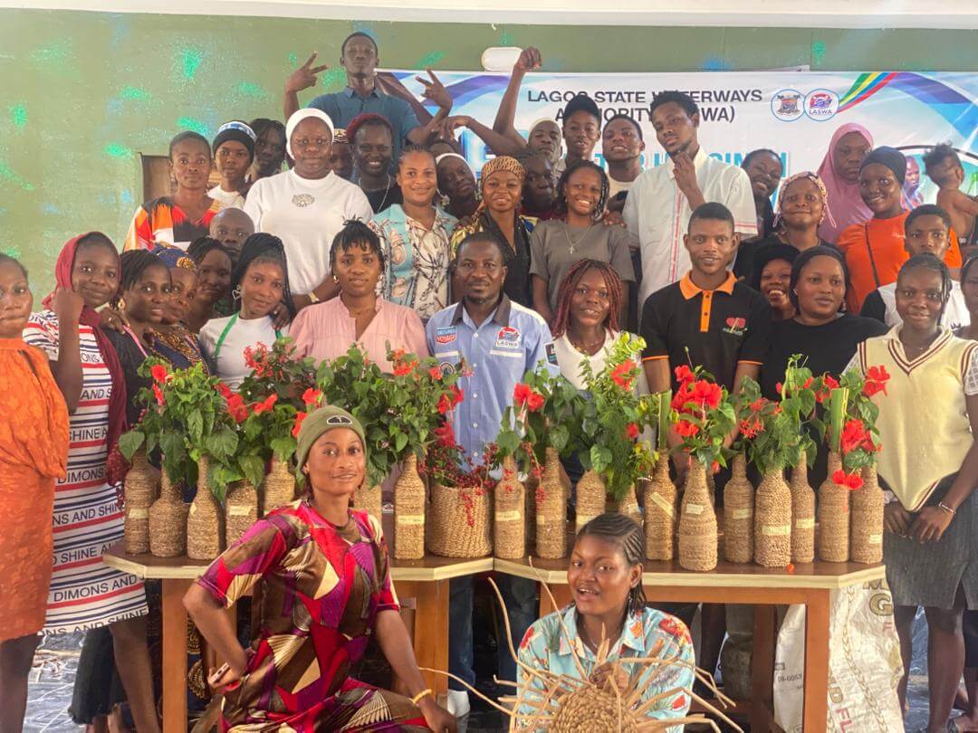 PrimetimeRepor1's tweet image. Waste To Wealth: LASWA Holds Five Days Water Hyacinth Recycling Workshop For Women, Youth In Lagos  primetimereporters.com/2026/01/waste-…
