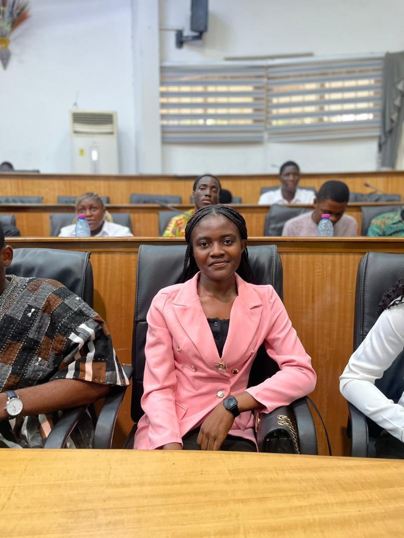 Hon. Juliet Sarfo, representing constituents of Africa Hall, is the Hall Caucus head for the 17th SRC Parliamentary Council.

#WatsuptekReport