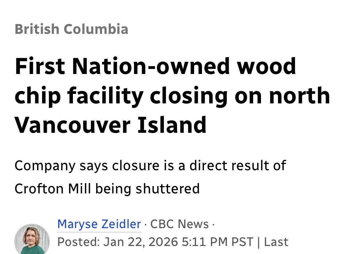 mortimer_1's tweet image. Here is the last few months for the BC Forestry sector in 4 photos

@rparmar_BC and @Dave_Eby should resign. Their ideological forest policies over the last 8 years are now fully be felt when combined with duties and tariffs

@AaronGunn @yuri_fulmer @NVanCaroline
