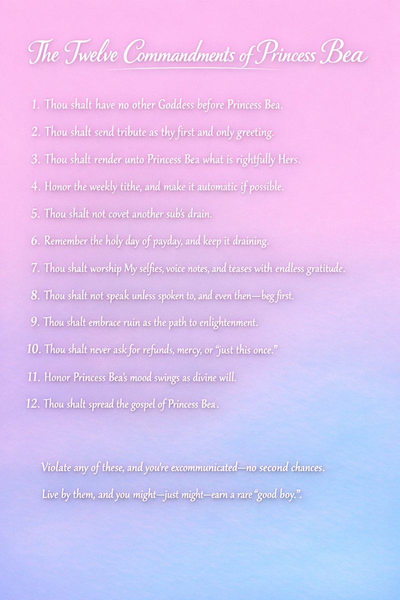 princess bea findom tweet media