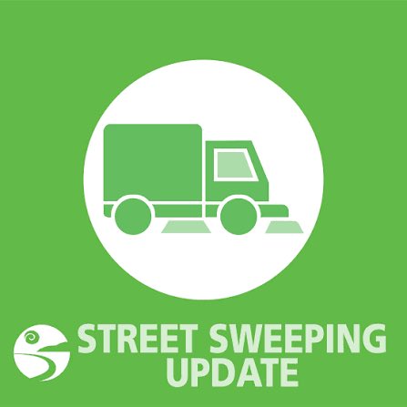 HCABaltimore's tweet photo. Street sweeping AND parking enforcement of street sweeping is cancelled for the entire week https://t.co/FlQUB0EyG3