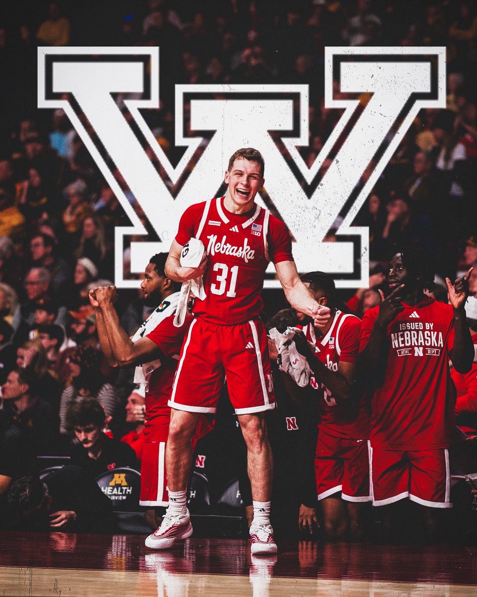 HuskerMBB's tweet image. 20-0.