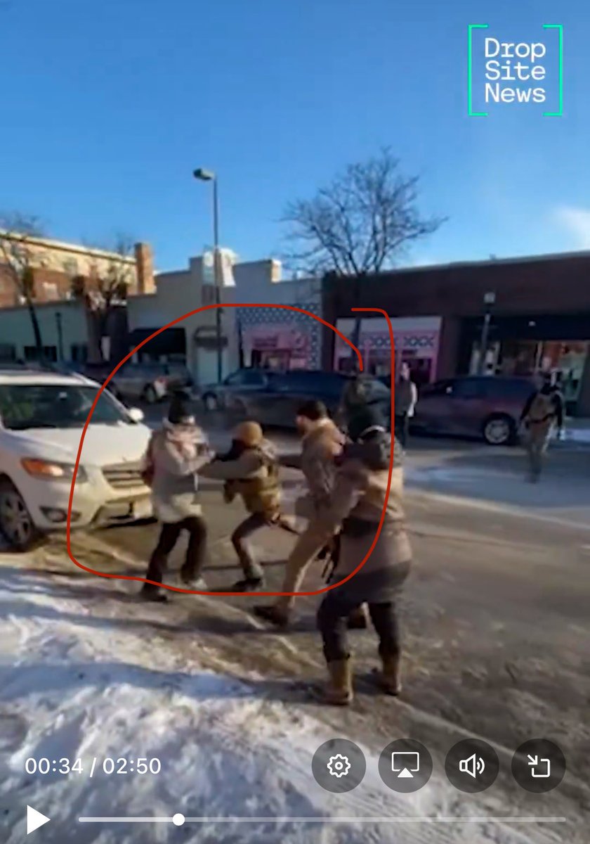 adamscochran's tweet image. 19/xx

It gets WORSE.

New footage shows the victim was trying to stand in between ICE and a woman the agent pushed.

They then get pepper sprayed.