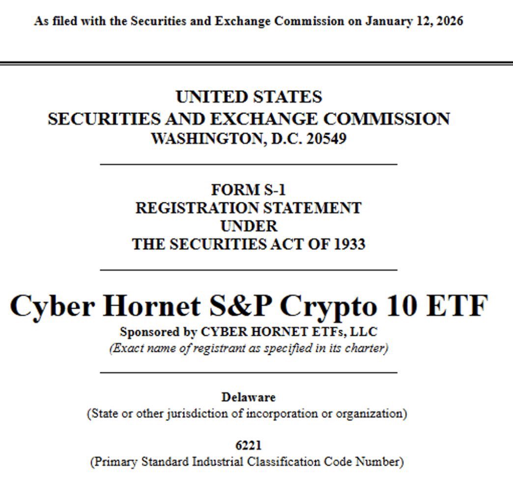 🚨BREAKING: FIRST-EVER S&P-LINKED SPOT CRYPTO BASKET ETF FILED — $XRP  INCLUDED🔥 Cyber Hornet has officially filed for the S&P Crypto 10 ETF,  which could become the first S&P-linked spot crypto basket in