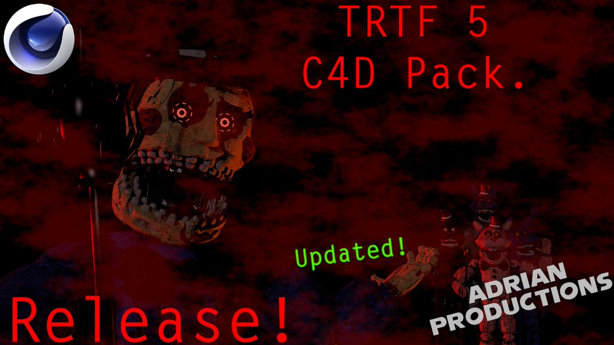 adrianprodreal's tweet image. Hey guys, I updated the TRTF 5 pack.

Ei pessoal eu atualizei o pack TRTF 5.

deviantart.com/adrianproducti…

#C4D #TRTF #cinema4d #FNAF #FNAFMovie #FNAF2Movie #fivenighstatfreddy #thereturntofreddys #LockJaw

(1/2)