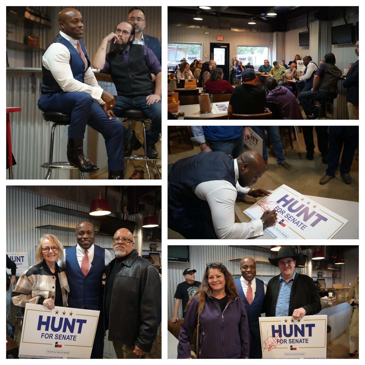 📍San Antonio, Texas 

Wesley Hunt is crisscrossing the state spreading his message of faith, family, and freedom! 

Texas is ready for the next generation of leadership in the U.S. Senate.

Leaders like Wesley Hunt!

The time is NOW 🇺🇸