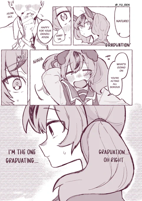 Umamusume English Translation
"Graduation"

#NiceNature
#Umamusume
#UmaTranslations
#英訳 