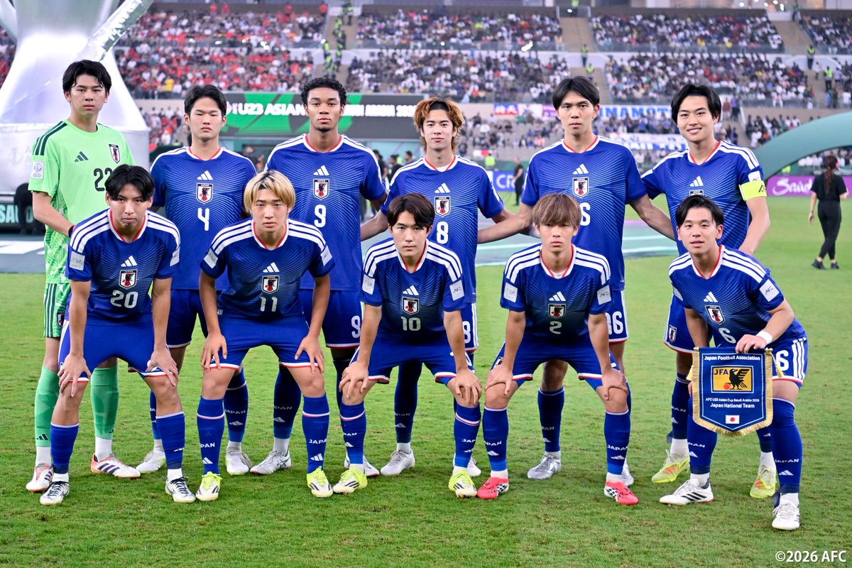 🔹U-23日本代表🔹 アジアカップ連覇達成！🇯🇵💪 さらに、佐藤龍之介が
