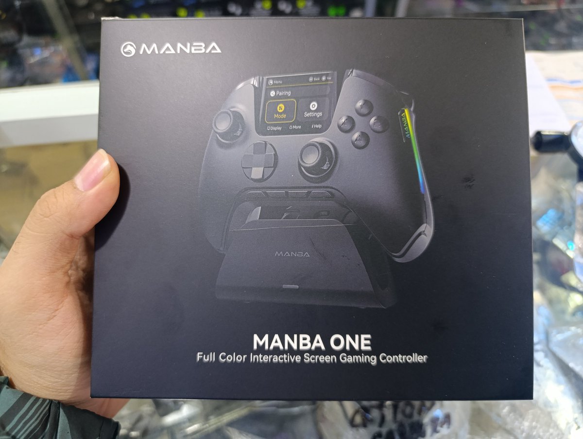 Ayyy, finalmente me llegó este control que pedí en Amazon, se ve súper moderno con pantalla y todos jaja, más rato lo pruebo a ver qué onda :')