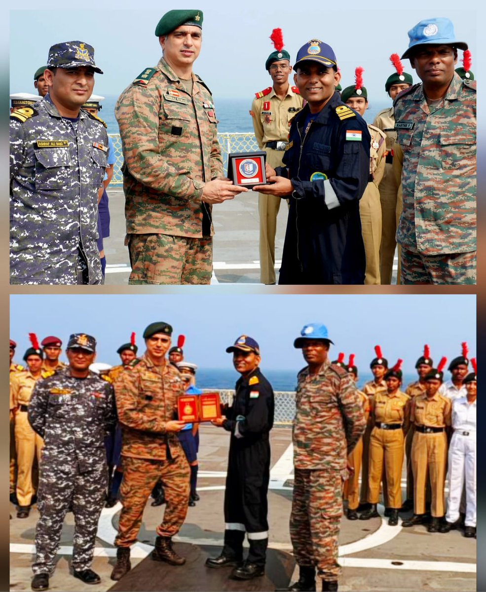 NCCGPHQVSP's tweet photo. From Shore to Sea—Young Minds Inspired. ⚓ 🇮🇳

A transformative Day at Sea aboard INS Gharial gave 400 NCC cadets & training staff of NCC Group Visakhapatnam a rare, first-hand glimpse of naval life, leadership and maritime power. From ship operations and naval air power demonstrations to witnessing frontline warships in action, the experience ignited pride, purpose and aspiration. Thoughtfully enabled through the steadfast support of the @HQENC and the Sunrise Fleet , the day deepened the NCC - Navy bond and inspired cadets to dream boldly, lead with discipline and serve the nation with honour.

 Where inspiration meets the horizon .
Unity & Discipline.

#DayAtSea #IndianNavy #EasternFleet #NCC #YouthLeadership #FutureWarriors #MaritimeSpirit #NationBuilding
@IndianNavy @IndianNavyMedia @HQENC @DefPROVizag