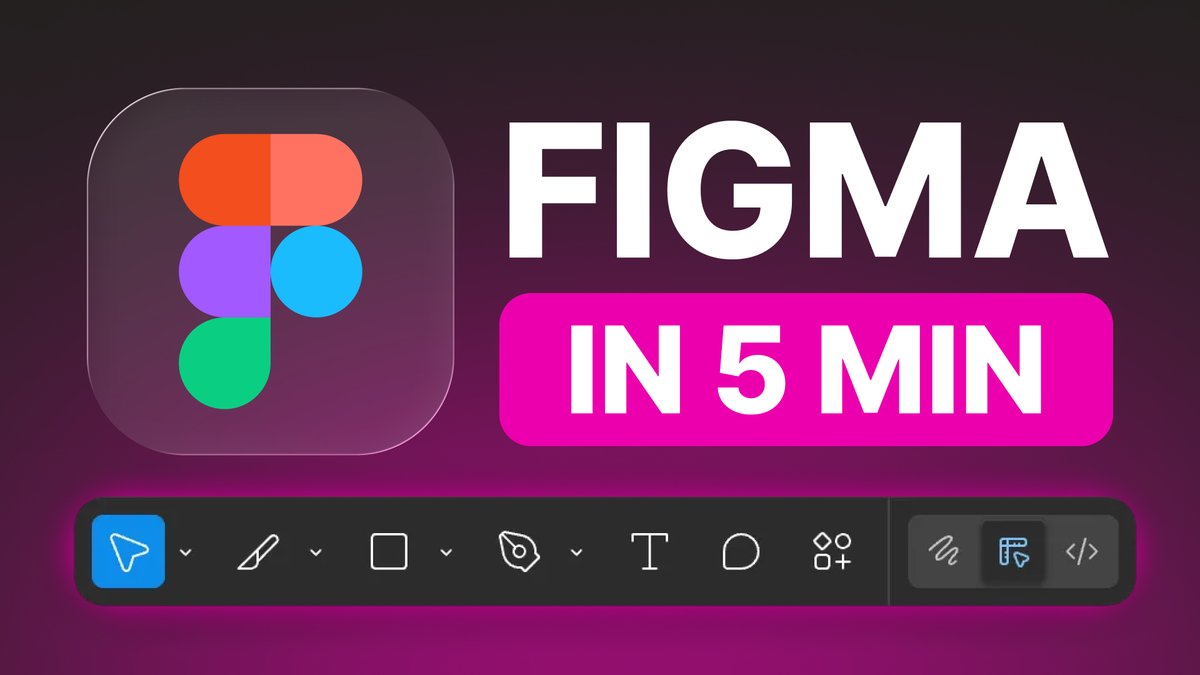 mikopciowski's tweet photo. I've just dropped a Figma basics guide for anyone starting out in 2026.  
No fluff, just the essentials in 5 minutes. Perfect if you're tired of 40-minute tutorials :)   

LINK IN COMMENTS   

#Figma #UIDesign #DesignTips https://t.co/5DV20JvglI