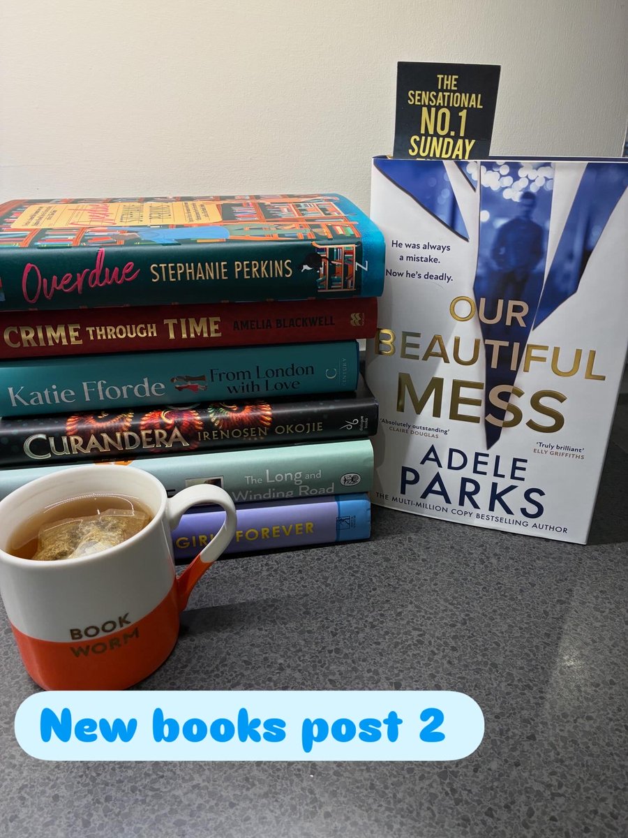 KarenKingston8's tweet photo. #bookpost Thank you to #AdeleParks for this gorgeous bundle of books from a prize draw on Bookstagram, including a signed copy of her latest bestseller Our Beautiful Mess. https://t.co/Wrh763gLr9