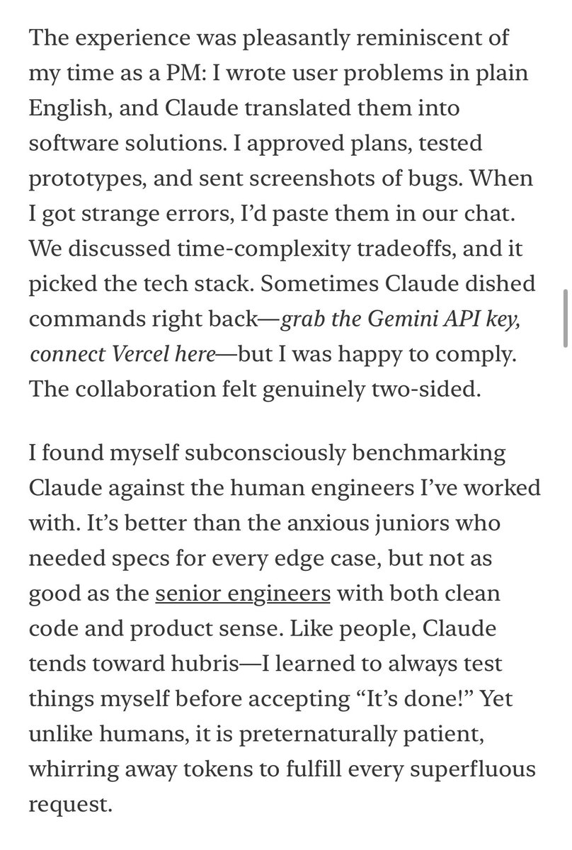 I wrote about using Claude Code as a stupid person https://t.co/Oi4LireexF