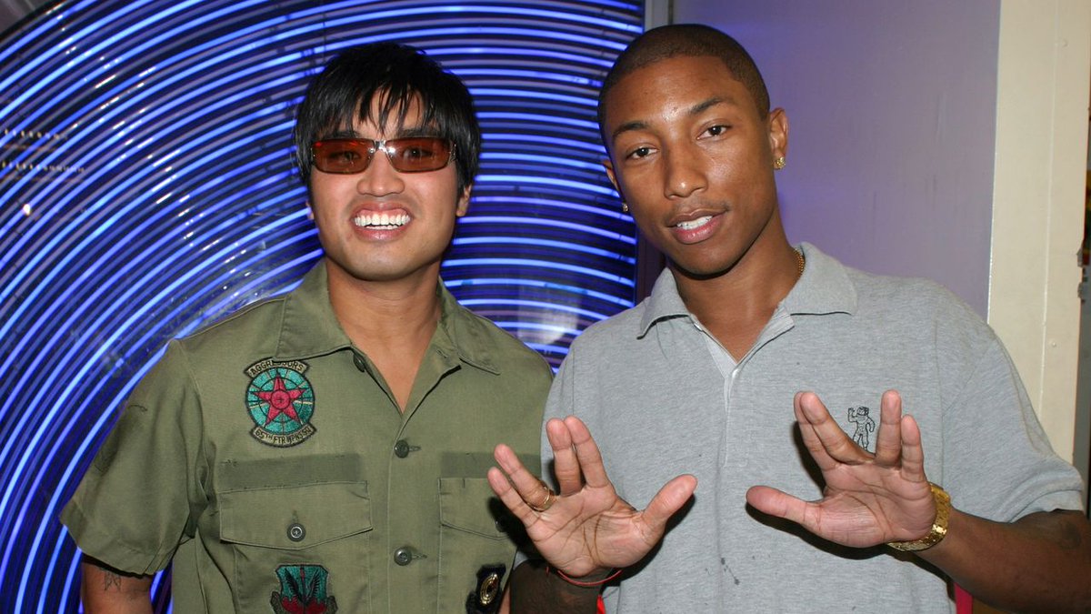 d100's tweet image. Pharrell Williams Sued by Neptunes’ Partner Chad Hugo d100.news/TQXrvS