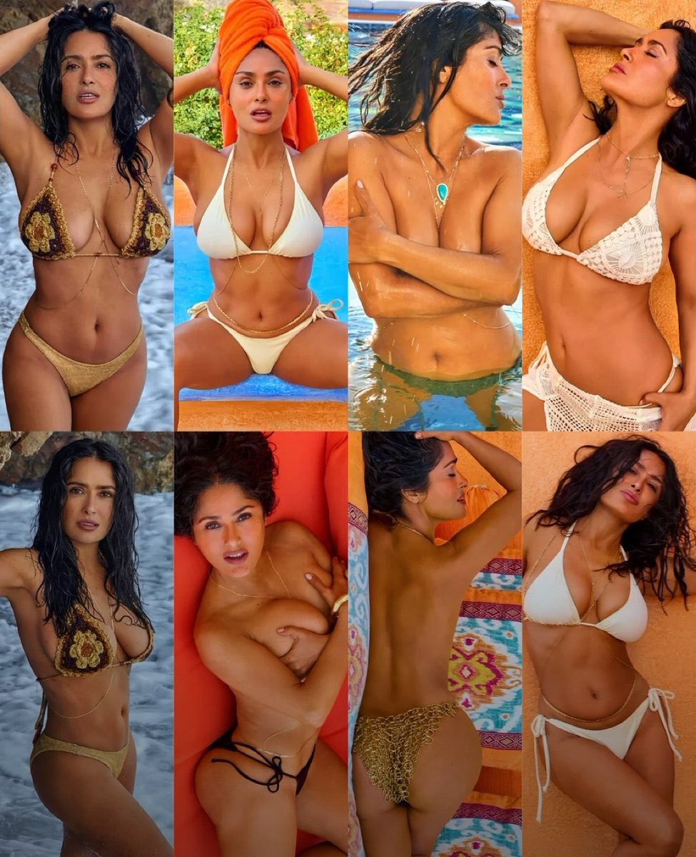 sirencrave's tweet photo. salma hayek for sports illustrated https://t.co/p4T2xIurvc