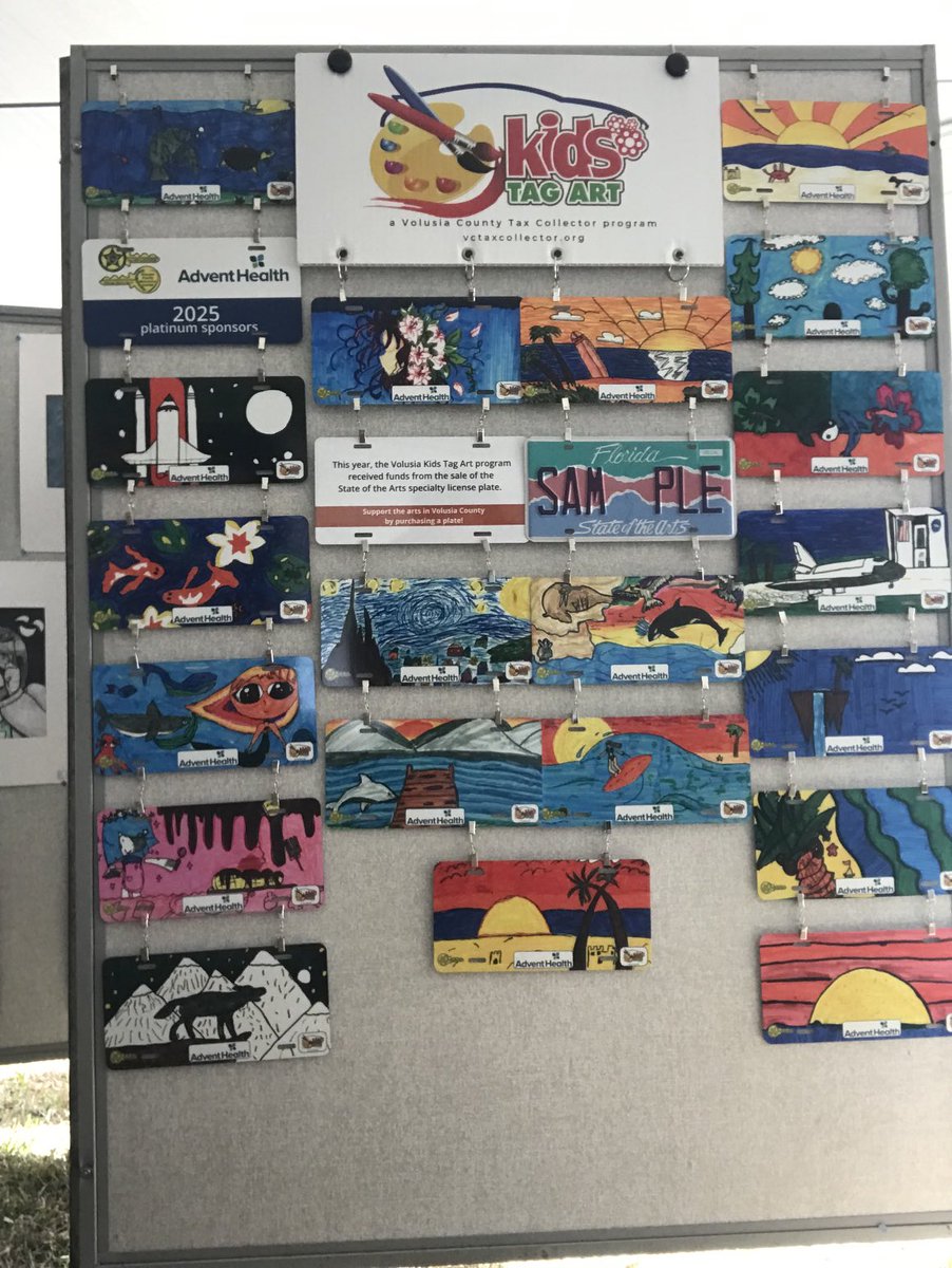 janefailer's tweet photo. Images Festival Of The Arts is happening now! Pop by the Volusia County Schools Student Exhibit if you’re at Images this weekend. ⁦@rjlCardinals⁩ ⁦@volusiaschools⁩ https://t.co/KoE1UGaGtJ