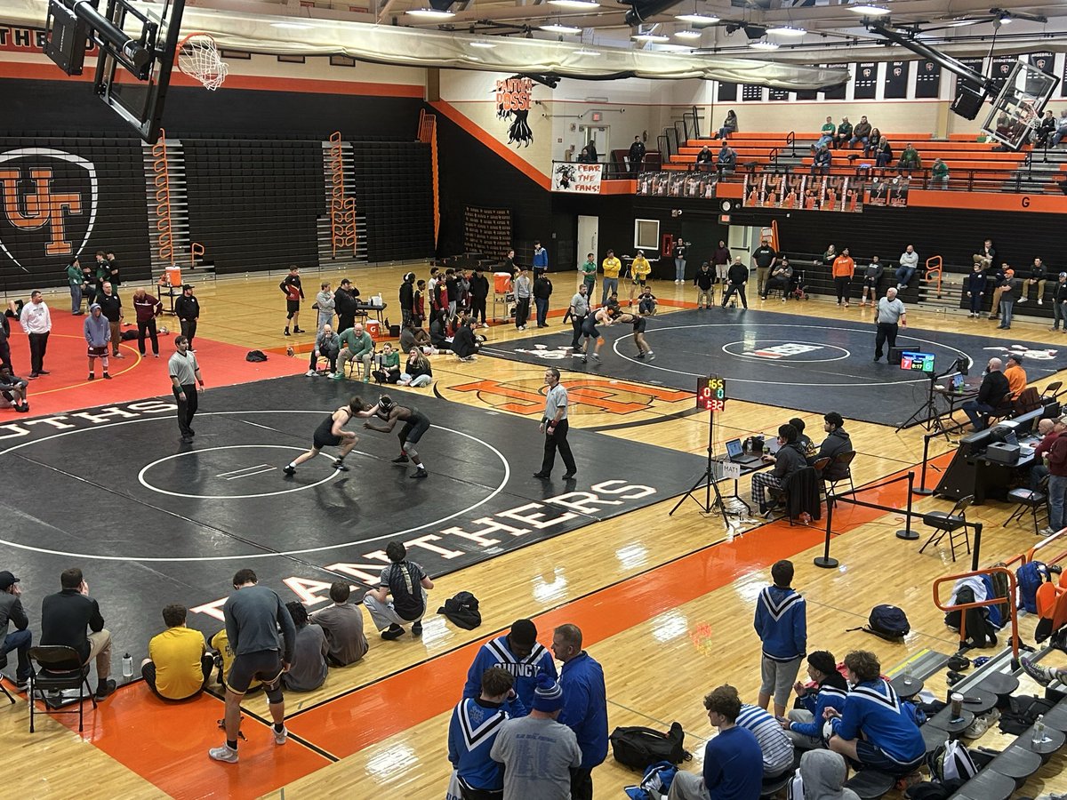 UTHS_DrMorrow's tweet image. Big day at The Panther Den- hosting WB6 wrestling tournament.  Good luck teams &amp;amp; go Panthers!