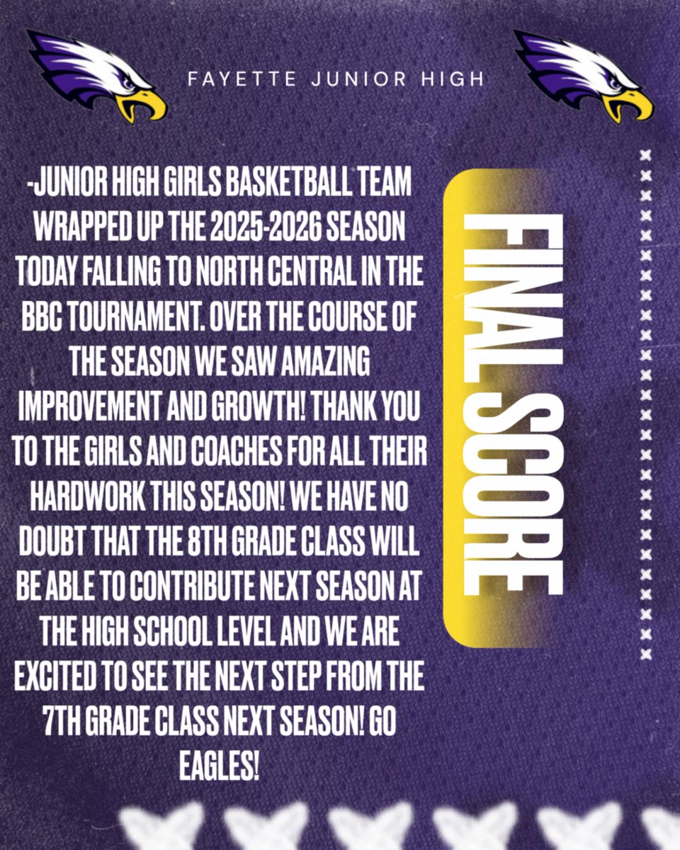 Junior High Update