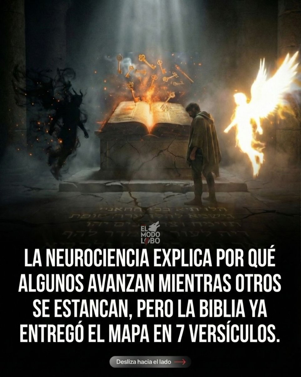 La neurociencia explica por qué algunos avanzan mientras otros se estancan, pero la Biblia ya entregó el mapa en 7 versículos:

- Hilo -