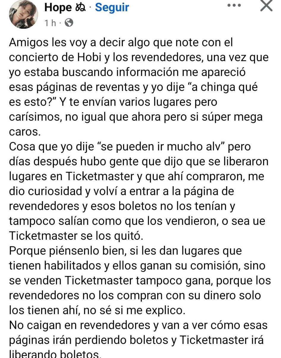 httpsagusstd's tweet photo. ya sé que ya saben, pero me vale tres hectáreas veerrrrrrrrrrrrrrrrrrrrrrrrrga y se los voy a volver a repetir, NO LE COMPREN A REVENDEDORES 

#NoALaReventaBTSMEXICO #BTS_WORLDTOUR_MEXICOCITY #ArmyContraLaReventa 
#TICKETMASTERNOCUMPLE #ARMYNoCompraReventa #BTS_WORLDTOUR_ARIRANG https://t.co/KkRKcBaR8Y