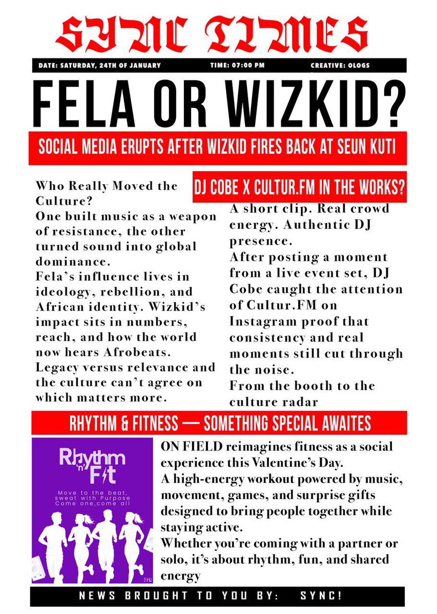 syncarchives's tweet image. Legacy talks, DJ wins, and rhythm on the move all synced!

©️SYNC!