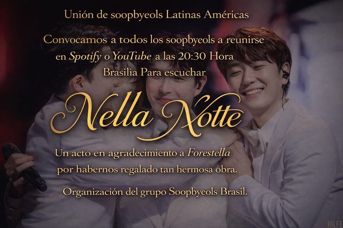 brasil_fore's tweet photo. Um convite especial para as Soopbyeols Latinas ♥️ https://t.co/y3INXoKrKN