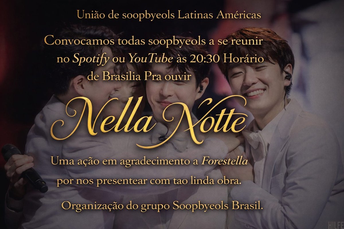 brasil_fore's tweet photo. Um convite especial para as Soopbyeols Latinas ♥️ https://t.co/y3INXoKrKN