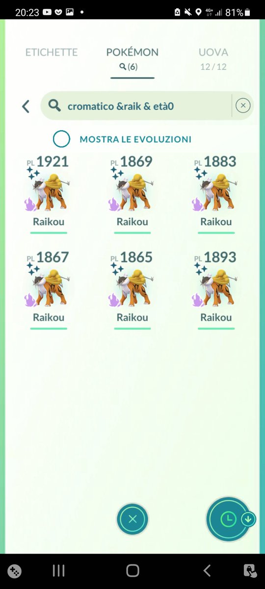 SimoBel95's tweet photo. Shadow Raikou day:
38 raids ⚔
1 Hundo 💯
6 shiny 💫
With @MarikaBel_  🇮🇹💙
#PokemonGoRaids #Hundo #Pokemon #pokemongoapp #TeamRocket https://t.co/LFsNNLjhMM