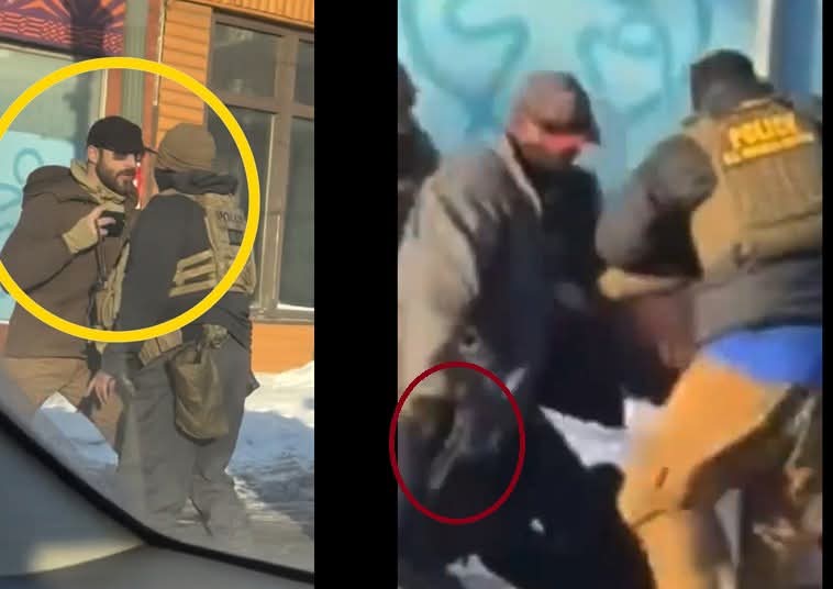 meaga_twit's tweet image. ICE had already removed and secured the gun before he was shot. He had been holding his phone. Shows again how untrained these guys are that it took so many to take him down for what? Recording them? Absolutely ridiculous power trips.