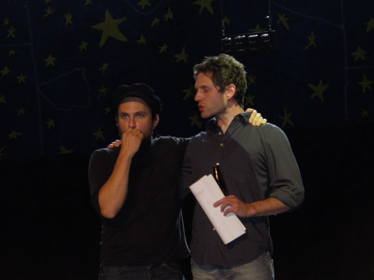 rcgposter's tweet image. Charlie and Glenn during a show of “The Nightman Cometh: LIVE!” (2009).