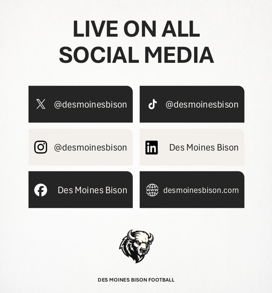 Des Moines Bison tweet media