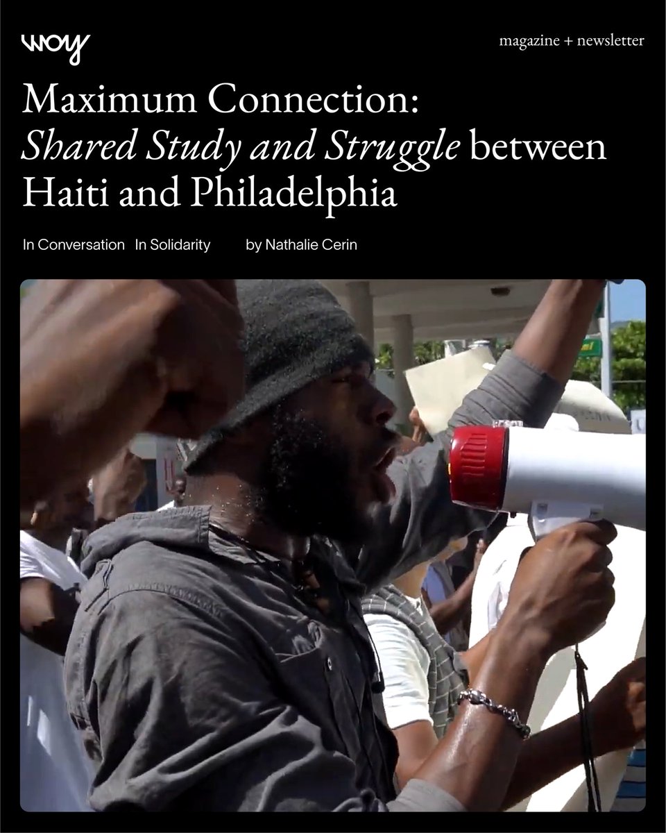 #Haiti and #Philly have a lot in common!

Check out our conversation with organizer James Beltis on WoyMagazine.com 

(This piece was originally published in collaboration with Abolitionjournal.com )